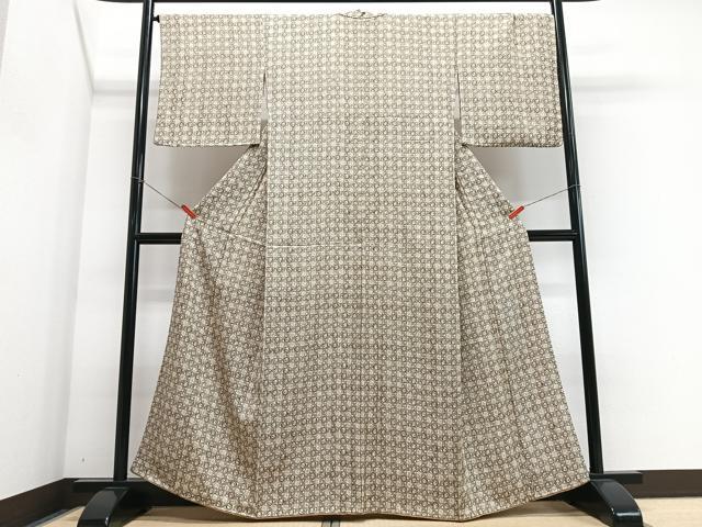 平和屋着物■上質な小紋 花尽くし 正絹 逸品 CABJ8126xe