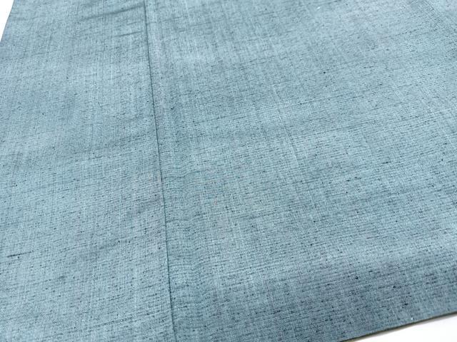 平和屋着物■上質な紬 御召御納戸色 正絹 逸品 CABJ8129xe