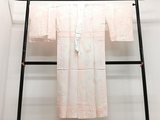 平和屋着物■長襦袢 袷 花鼓地紋 暈し染め 正絹 逸品 CABJ8131xe