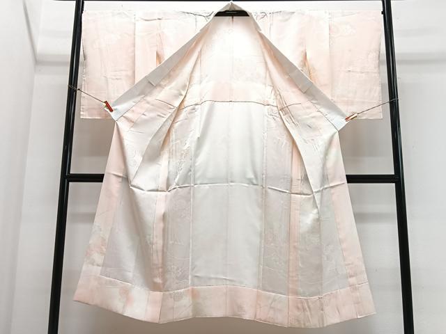 平和屋着物■長襦袢 袷 花鼓地紋 暈し染め 正絹 逸品 CABJ8131xe