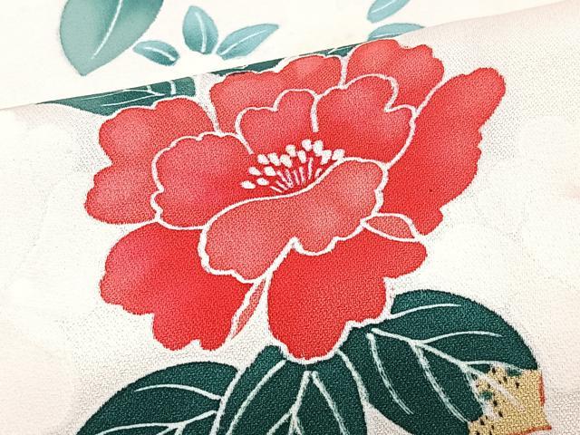平和屋着物■訪問着 枝花文 正絹 逸品 CABJ8139xe
