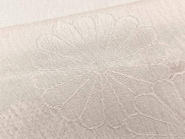 平和屋着物■長襦袢 無双仕立て 舞菊地紋 暈し染め 半衿刺繍 正絹 逸品 CABJ8140xe