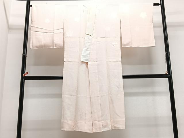 平和屋着物■長襦袢 無双仕立て 舞梅地紋 正絹 逸品 CABJ8148xe