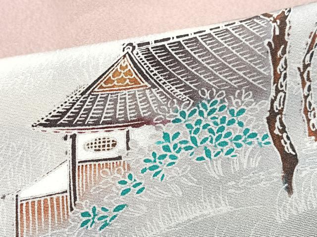 平和屋着物■訪問着 風景文 暈し染め 正絹 逸品 CABJ8175xe