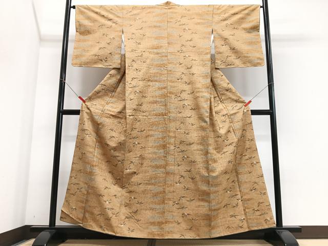 平和屋着物■上質な紬 飛鳥文 正絹 逸品 CABJ8192xe