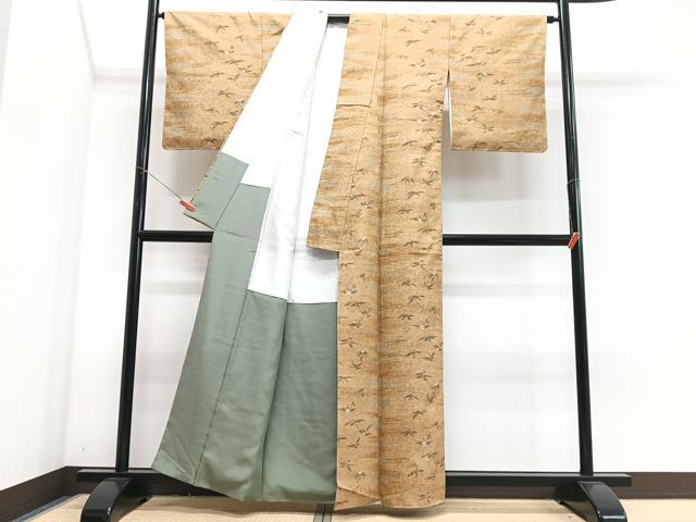 平和屋着物■上質な紬 飛鳥文 正絹 逸品 CABJ8192xe