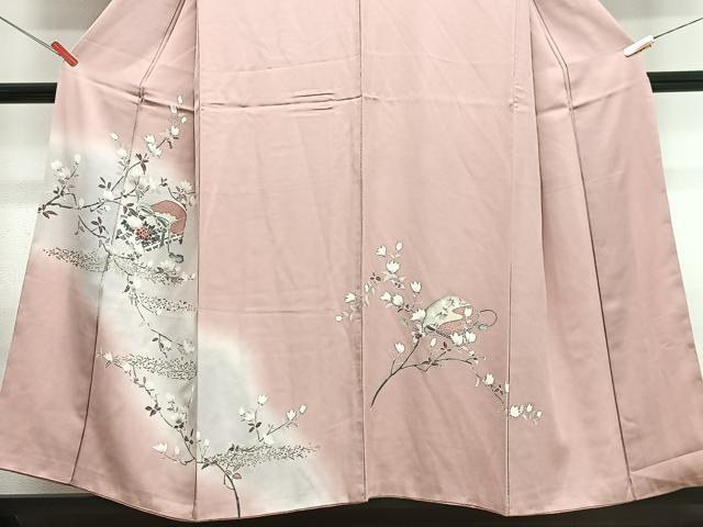 平和屋着物■訪問着 文箱枝花文 暈し染め 金彩 正絹 逸品 CABJ8196xe