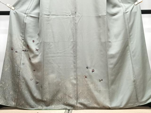 平和屋着物■訪問着 宝尽し 暈し染め 金銀彩 正絹 逸品 CABJ8216xe