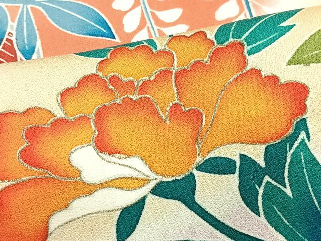 平和屋着物■豪華振袖 作家物 花籠文 暈し染め 金彩 正絹 逸品 CABJ8239xe