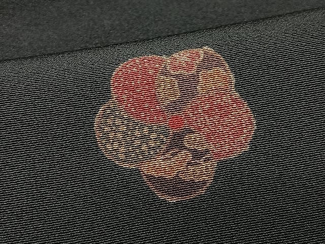 平和屋着物■上質な小紋 舞花文 正絹 逸品 CABJ8266xe