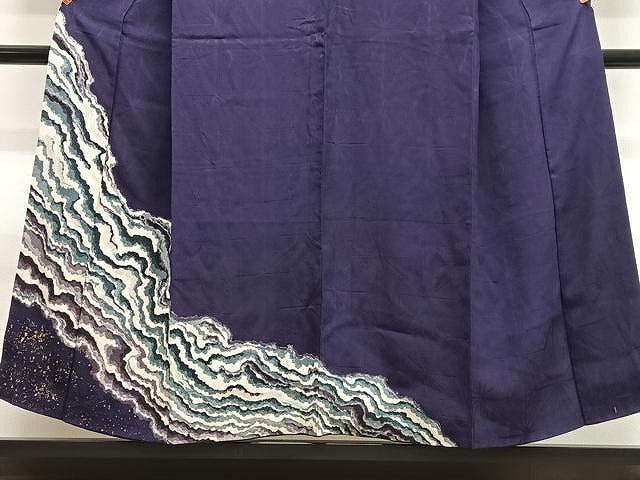 平和屋着物■訪問着 流水文 金彩 正絹 逸品 CABJ8267xe