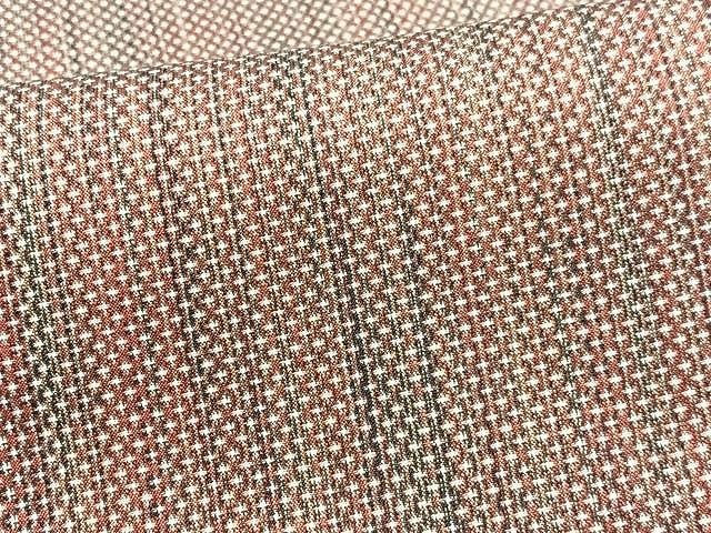 平和屋着物■上質なお召 絣文様 正絹 逸品 CABJ8273xe