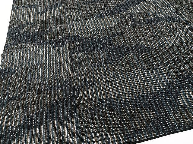平和屋着物■上質な紬 手紬大島 雲取り文 証紙付き 正絹 逸品 CABJ8276xe