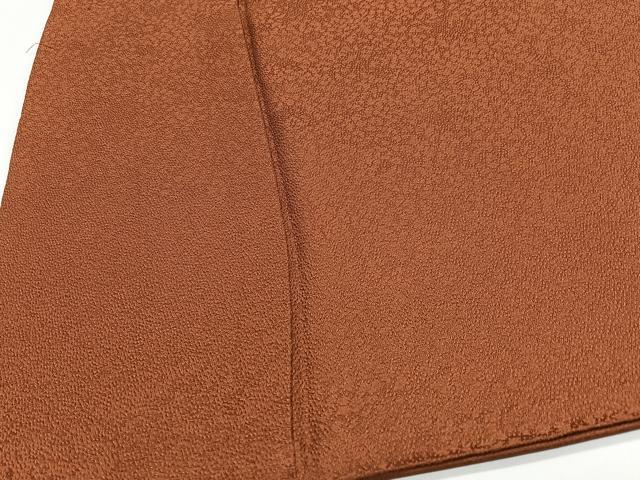 平和屋着物■上質な色無地 茶色 正絹 逸品 CABJ8320xe