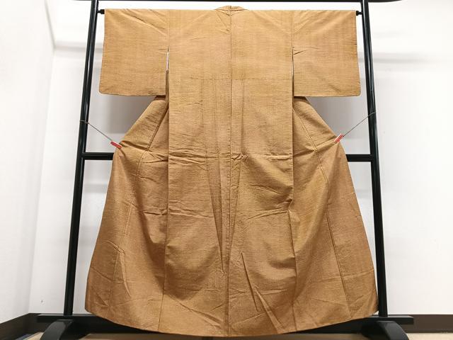 平和屋着物■上質な紬 大小霰 正絹 逸品 CABJ8335xe