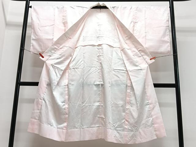 平和屋着物■長襦袢 無双仕立て 雪輪草花地紋 洗える着物 CABJ8347xe