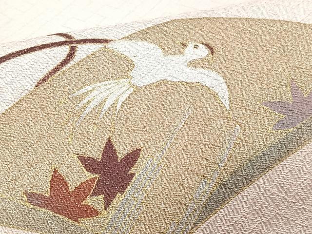 平和屋着物■訪問着 貝桶花文 暈し染め 金彩 正絹 逸品 CABJ8361xe