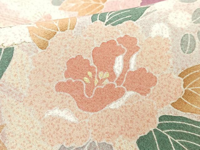 平和屋着物■訪問着 枝花文 金彩 正絹 逸品 CABJ8371xe