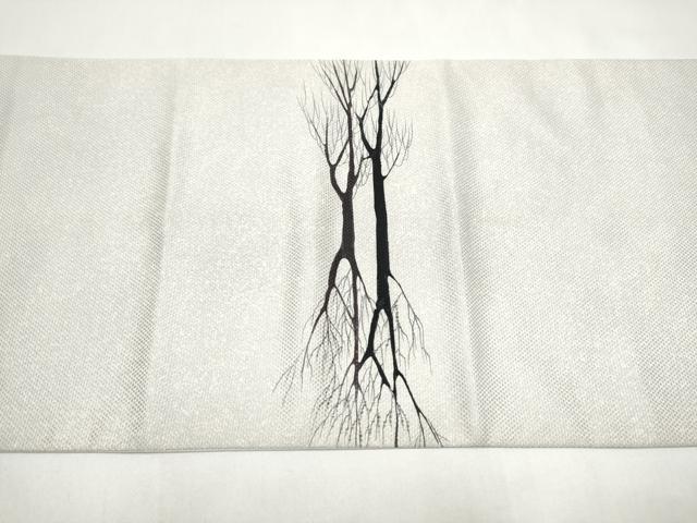 平和屋着物●太鼓柄袋帯 作家物 遠山文 正絹 逸品 CABJ8410hy