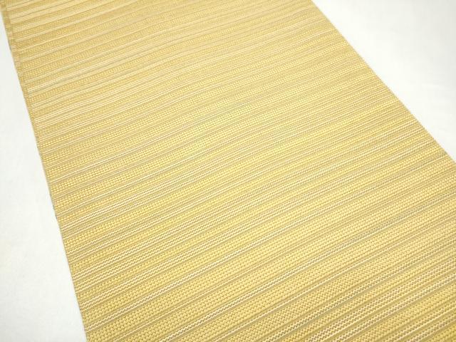 平和屋着物●両面 六通柄袋帯 霞文 金糸 正絹 逸品 CABJ8442hy