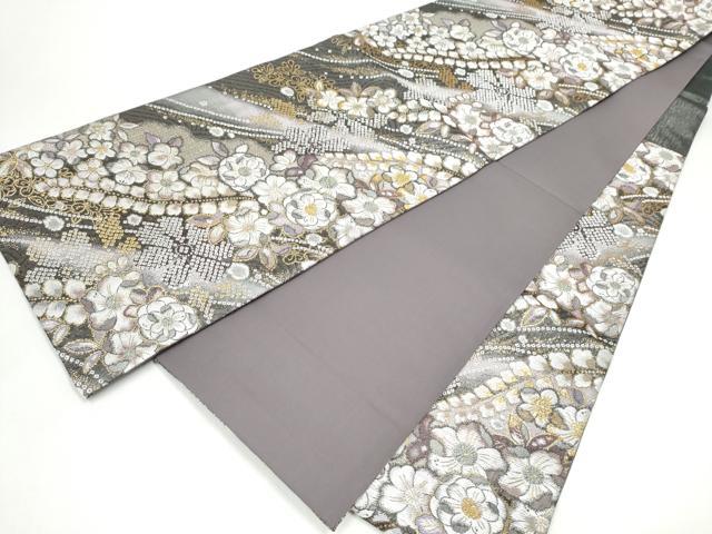 平和屋着物●六通柄袋帯 辻が花 金銀糸 やまと誂製 正絹 逸品 CABJ8463hy