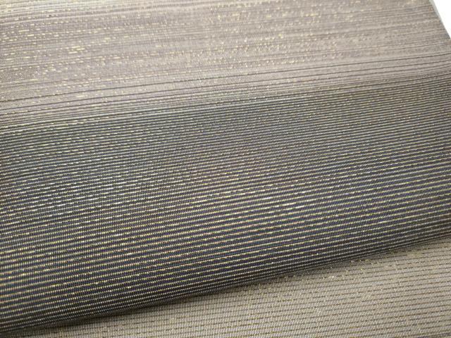 平和屋着物●両面 全通柄袋帯 霞文 金糸 正絹 逸品 CABJ8496hy
