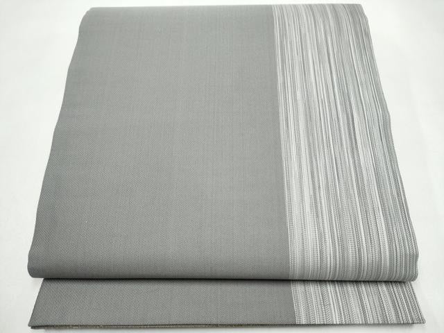 平和屋着物●両面 全通柄袋帯 霞文 金糸 正絹 逸品 CABJ8496hy