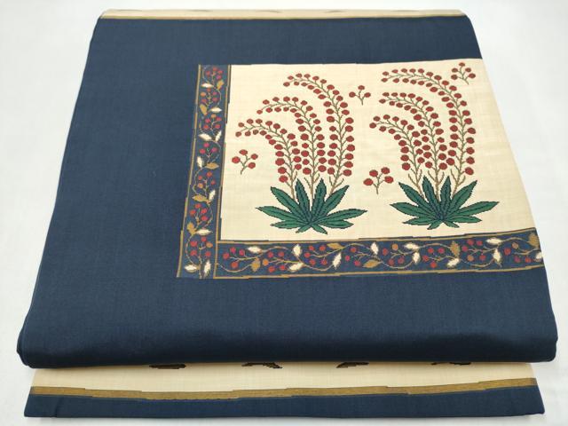 平和屋着物●名門木屋太 今河織物 六通柄袋帯 草花文 正絹 逸品 CABJ8553hy