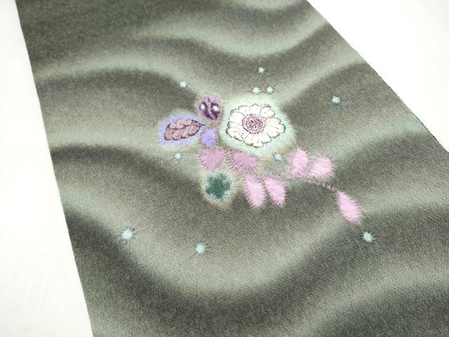 平和屋着物●久保田一竹 幻の辻が花 太鼓柄袋帯 絞り 鬼しぼ縮緬 正絹 逸品 CABJ8604hy