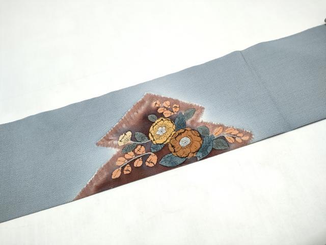 平和屋着物●九寸名古屋帯 辻が花 鬼しぼ縮緬 正絹 逸品 CABJ8613hy