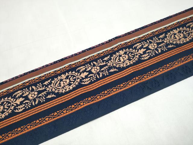 平和屋着物●本場筑前博多織 八寸名古屋帯 花間道 正絹 逸品 CABJ8671hy