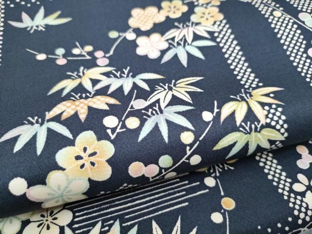 平和屋着物●両面 全通柄袋帯 松竹梅 正絹 逸品 CABJ8705hy