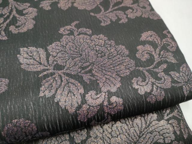平和屋着物●紋屋井関 御寮織 六通柄袋帯 花唐草文 正絹 逸品 CABJ8715hy