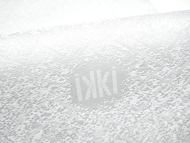 平和屋着物●IKKI流 斉藤一騎 京都の名門ブランド 銀花仙 太鼓柄袋帯 詩歌 銀通し地 正絹 逸品 CABJ8749hy