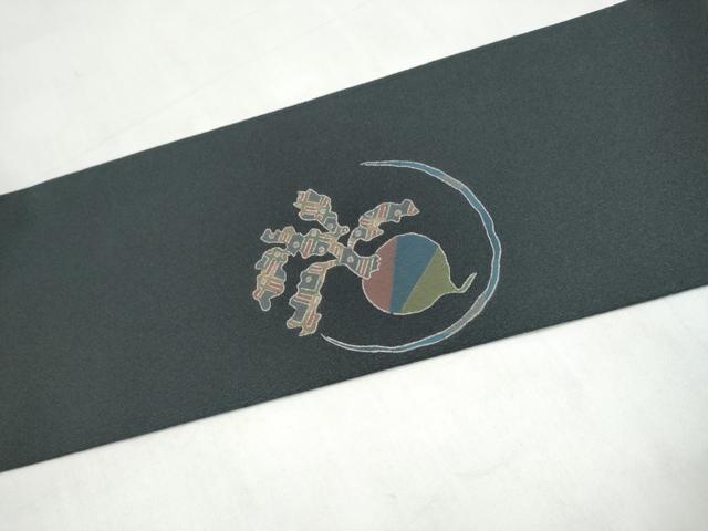 平和屋着物●九寸名古屋帯 成物 正絹 逸品 CABJ8800hy