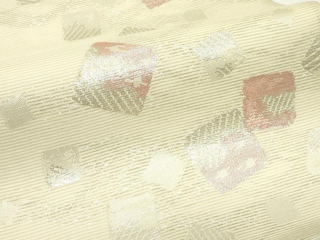 平和屋着物*夏物 六通柄袋帯 箔散らし 銀糸 正絹 逸品 CABJ8814rv
