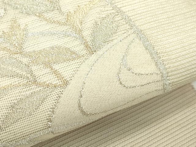 平和屋着物*夏物 太鼓柄袋帯 女郎花 金銀糸 正絹 逸品 CABJ8815rv