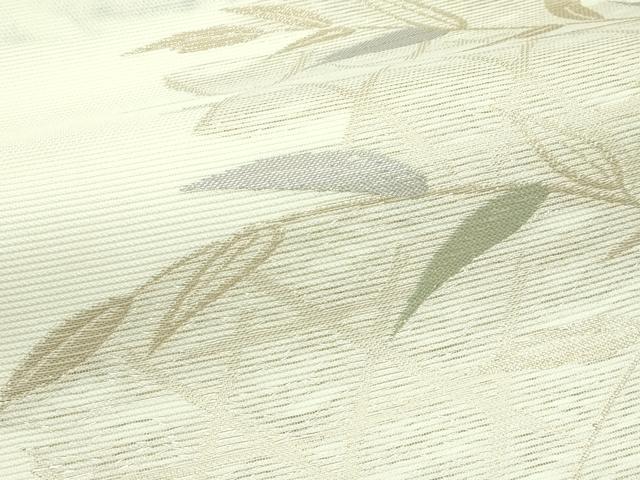 平和屋着物*夏物 六通柄袋帯 草木文 金糸 正絹 逸品 CABJ8825rv