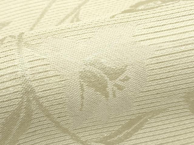 平和屋着物*夏物 六通柄袋帯 草花文 銀糸 正絹 逸品 CABJ8853rv