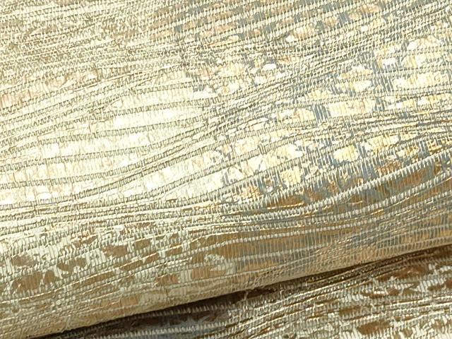 平和屋着物*夏物 太鼓柄袋帯 市松文様 金糸 正絹 逸品 CABJ8854rv
