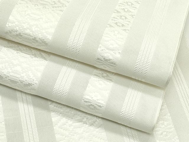 平和屋着物*夏物 八寸名古屋帯 博多織 紗献上 生成り色 CABJ8958rv