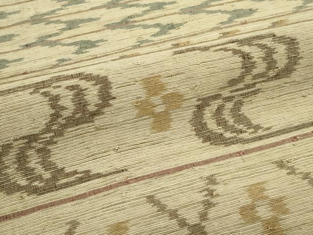 平和屋着物*夏物 八寸名古屋帯 絣文様 正絹 逸品 CABJ8998rv