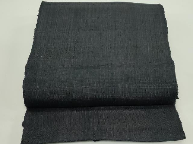 平和屋着物*夏物 八寸名古屋帯 黒紅色 逸品 CABJ8999rv