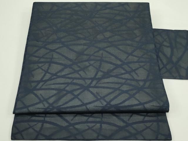 平和屋着物*夏物 全通柄 九寸名古屋帯 芝草文 正絹 逸品 CABJ9030rv