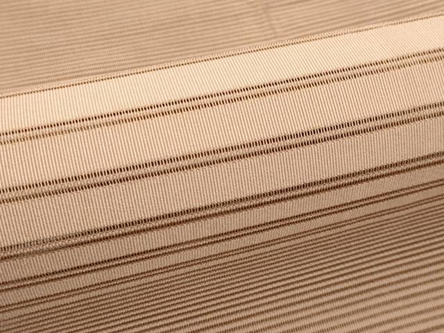 平和屋着物*夏物 八寸名古屋帯 絽綴れ 丁字茶色 正絹 逸品 CABJ9046rv