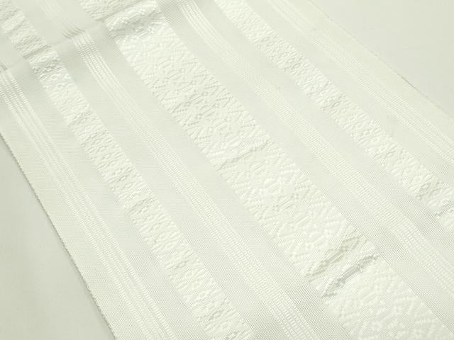 平和屋着物*夏物 博多織 八寸名古屋帯 紗献上 生成り色 CABJ9076rv