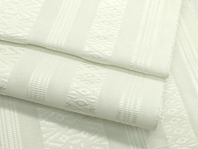 平和屋着物*夏物 博多織 八寸名古屋帯 紗献上 生成り色 CABJ9076rv