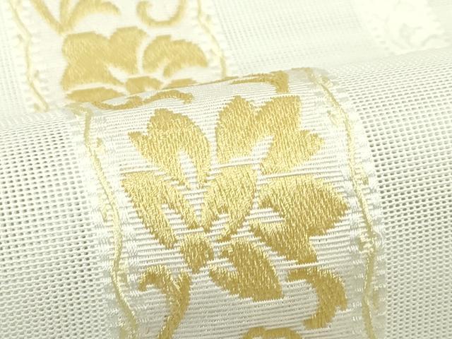 平和屋着物*夏物 博多織 八寸名古屋帯 更紗間道 CABJ9092rv