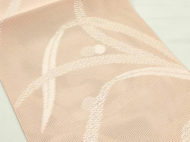平和屋着物*夏物 八寸名古屋帯 露草文 正絹 逸品 未使用 CABJ9147rv
