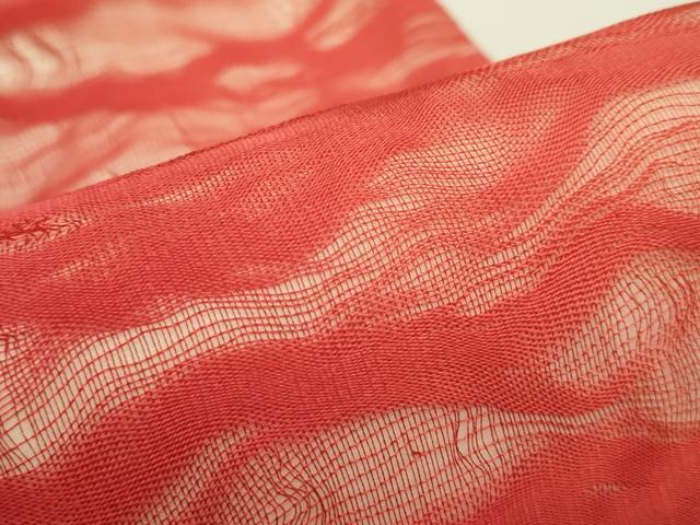 平和屋着物*夏物 全通柄 九寸名古屋帯 よろけ縞 正絹 逸品 未使用 CABJ9158rv